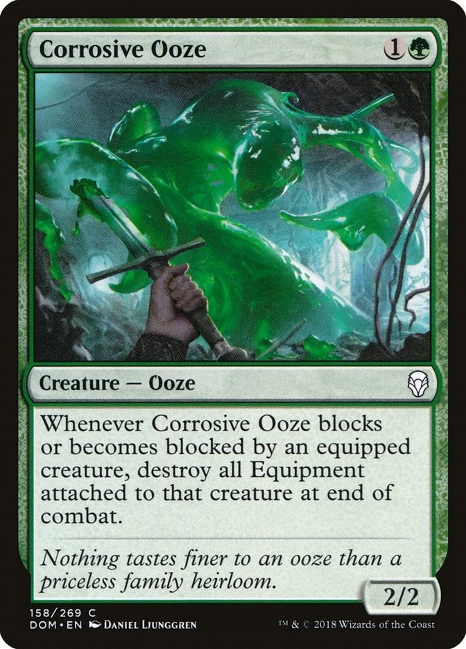 Image for Corrosive Ooze (Dominaria) (158) - Magic: The Gathering