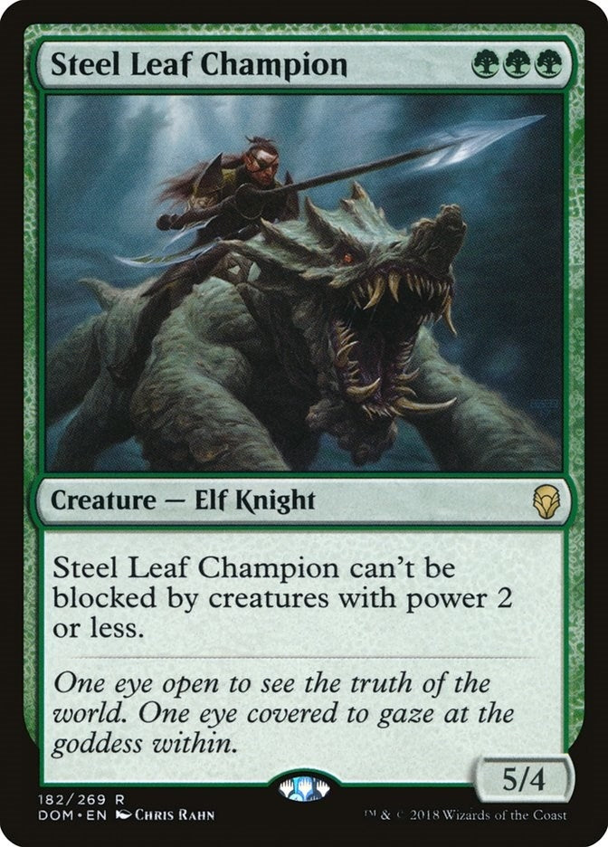 Image for Steel Leaf Champion (Dominaria) (182) - Magic: The Gathering