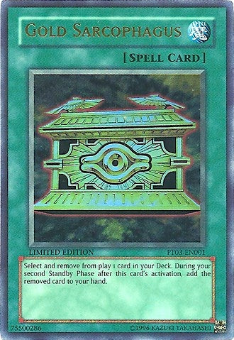 Image for Gold Sarcophagus (Pharaoh Tour Promos) (PT03-EN001) - YuGiOh