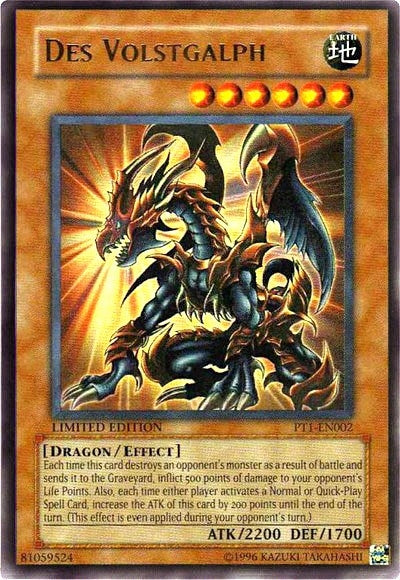Image for Des Volstgalph (Pharaoh Tour Promos) (PT1-EN002) - YuGiOh
