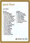 Image for 1997 Jakub Slemr Decklist Card (World Championship Decks) - Magic: The Gathering