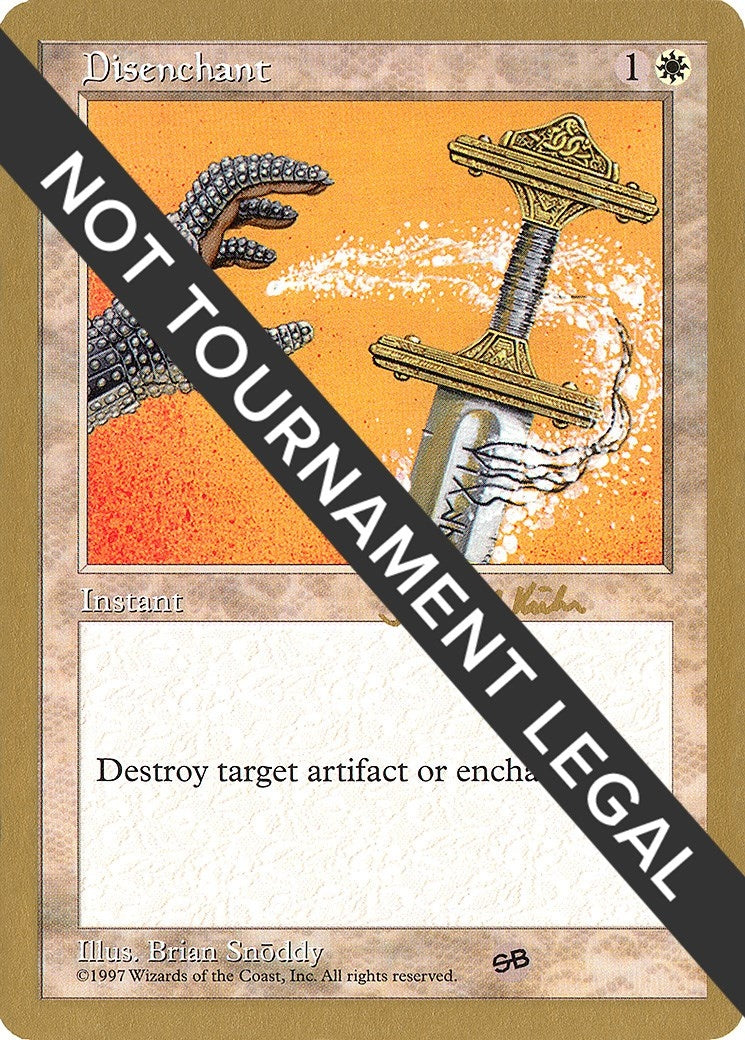 Image for Disenchant - 1997 Janosch Kuhn (5ED) (SB) (World Championship Decks) - Magic: The Gathering