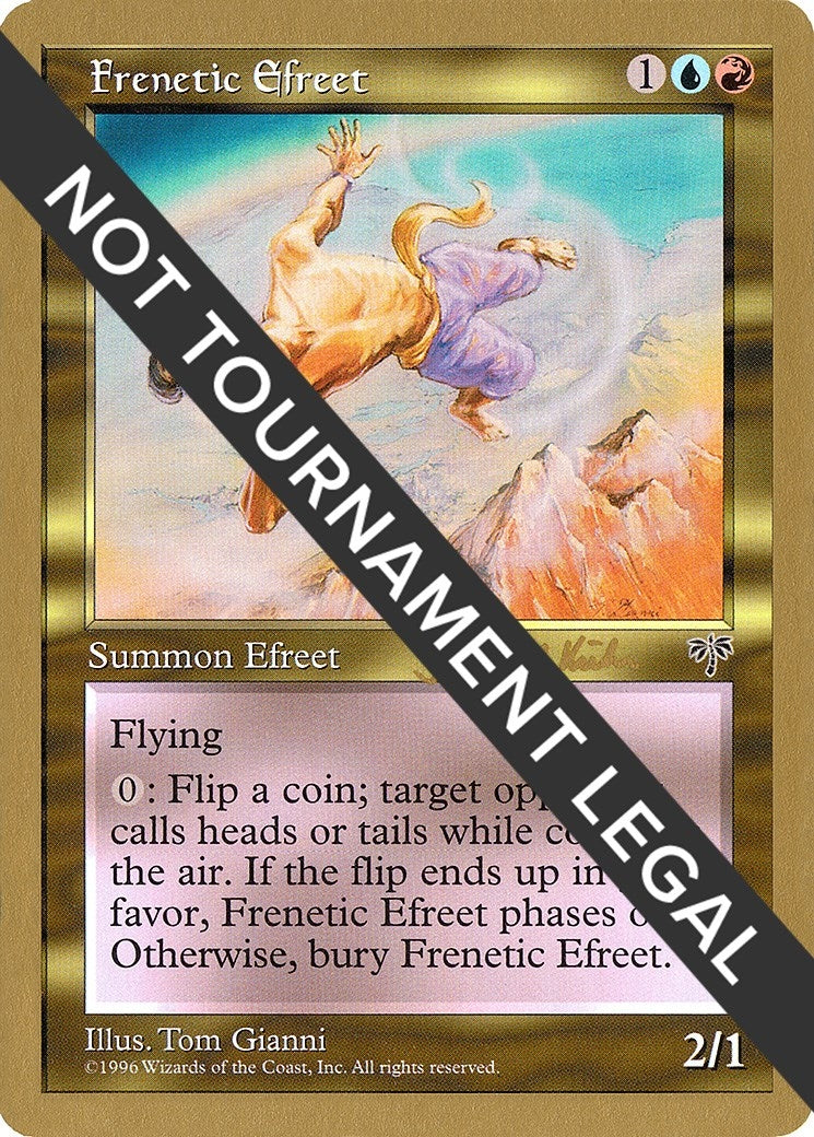 Image for Frenetic Efreet - 1997 Janosch Kuhn (MIR) (World Championship Decks) - Magic: The Gathering