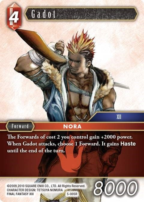 Image for Gadot (Opus V) (5-005R) - Final Fantasy TCG