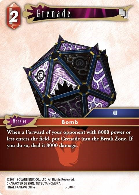 Image for Grenade (Opus V) (5-008R) - Final Fantasy TCG