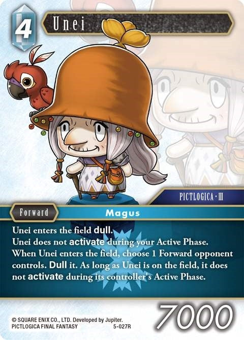 Image for Unei (Opus V) (5-027R) - Final Fantasy TCG