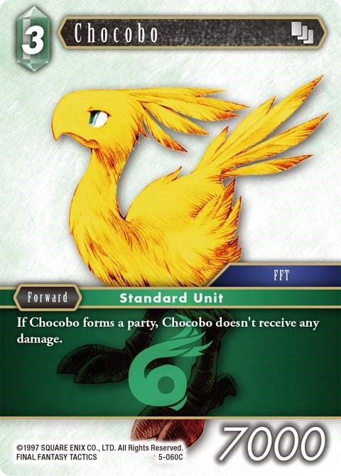 Image for Chocobo (Opus V) (5-060C) - Final Fantasy TCG