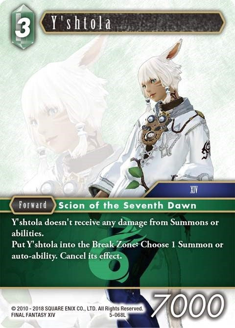 Image for Y'shtola (Opus V) (5-068L) - Final Fantasy TCG