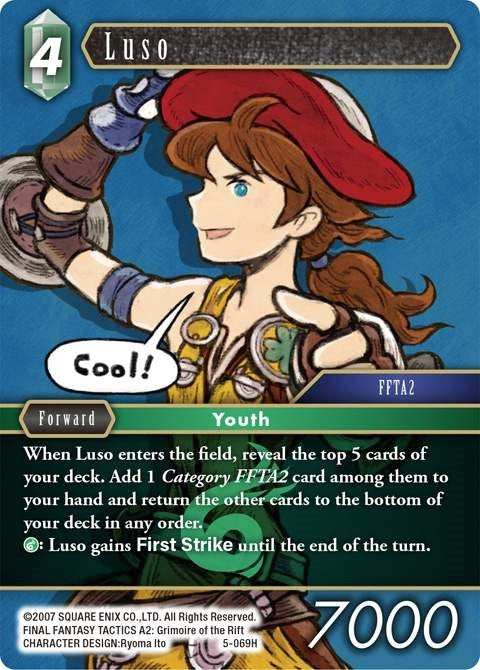 Image for Luso (Opus V) (5-069H) - Final Fantasy TCG