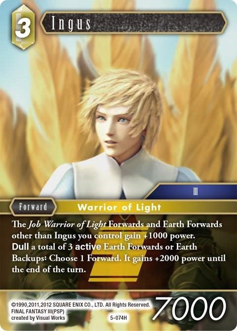 Image for Ingus (Opus V) (5-074H) - Final Fantasy TCG