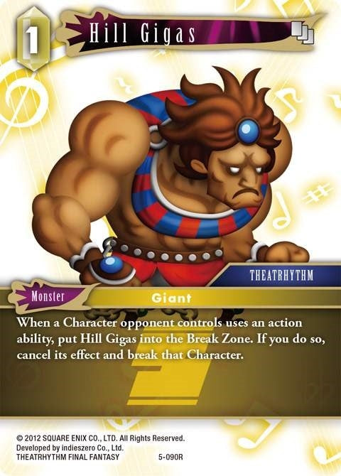 Image for Hill Gigas (Opus V) (5-090R) - Final Fantasy TCG