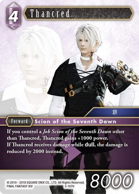 Image for Thancred (Opus V) (5-107H) - Final Fantasy TCG