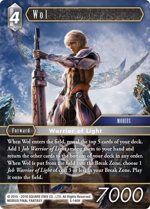 Image for Wol (Hero) (Opus V) (5-146H) - Final Fantasy TCG
