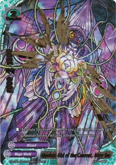Image for Absolute Girl of the Convent, Mary Sue (Secret) (New World Chaos) (X-BT04A-SS03/0059EN) - Future Card BuddyFight