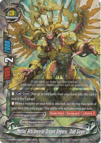 Image for Martial Arts Imperial Dragon Emperor, Duel Sieger (New World Chaos) (X-BT04A-SS03/0014EN) - Future Card BuddyFight