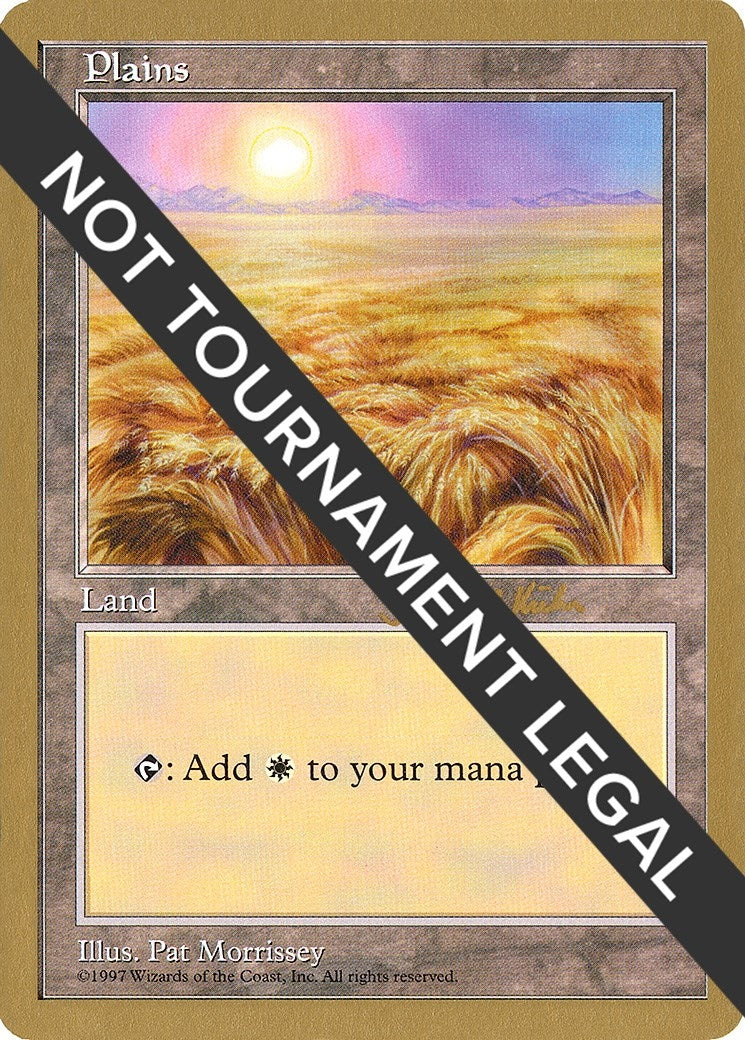 Image for Plains (436) - 1997 Janosch Kuhn (5ED) (World Championship Decks) - Magic: The Gathering