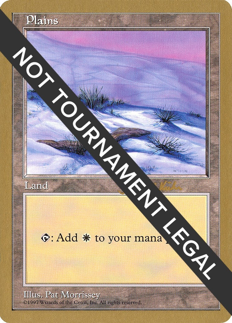 Image for Plains (434) - 1997 Janosch Kuhn (5ED) (World Championship Decks) - Magic: The Gathering
