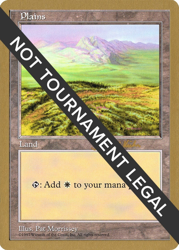 Image for Plains (437) - 1997 Janosch Kuhn (5ED) (World Championship Decks) - Magic: The Gathering
