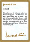 Image for 1997 Janosch Kuhn Biography Card (World Championship Decks) - Magic: The Gathering