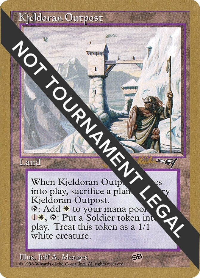 Image for Kjeldoran Outpost - 1997 Janosch Kuhn (ALL) (World Championship Decks) - Magic: The Gathering