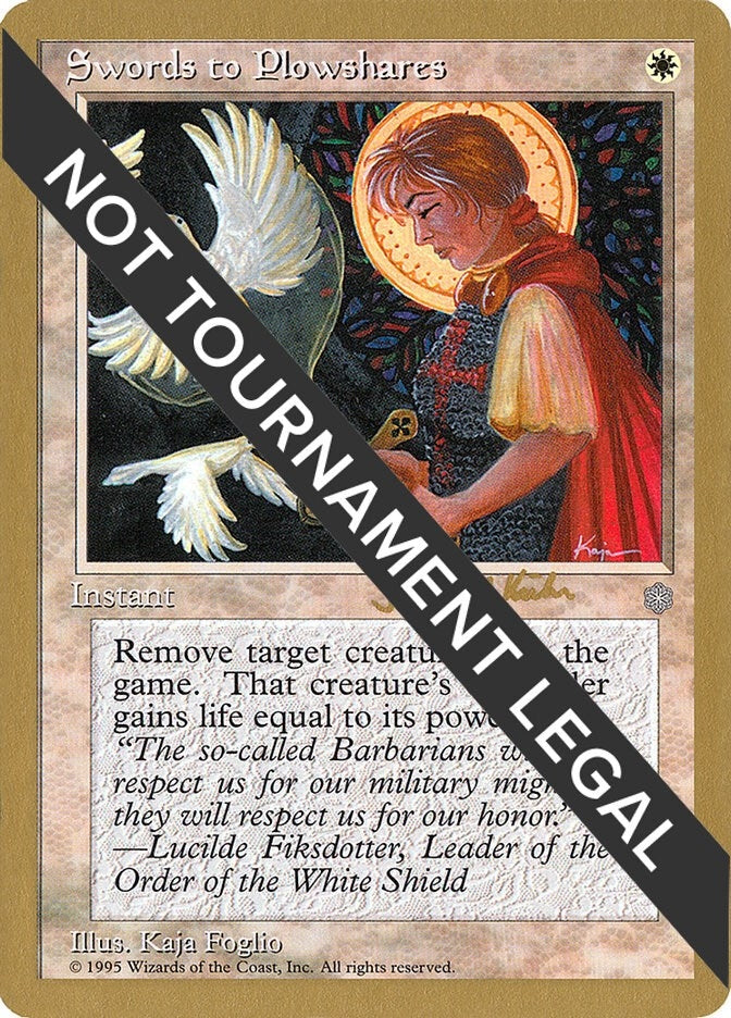Image for Swords to Plowshares - 1997 Janosch Kuhn (ICE) (World Championship Decks) - Magic: The Gathering