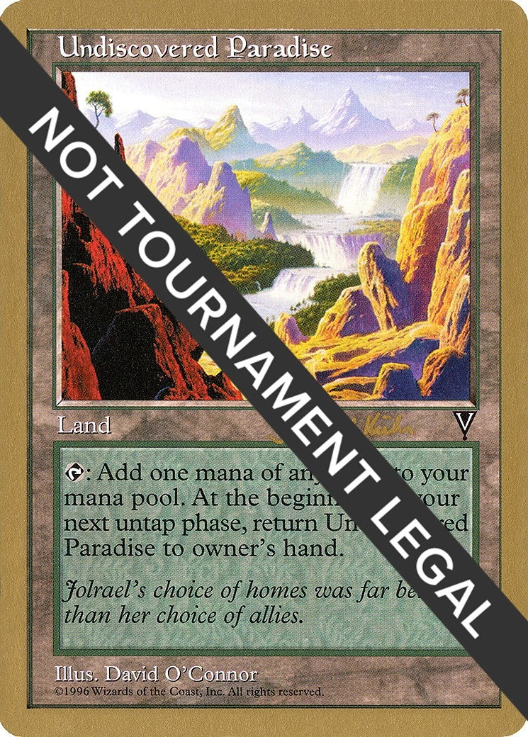 Image for Undiscovered Paradise - 1997 Janosch Kuhn (VIS) (World Championship Decks) - Magic: The Gathering