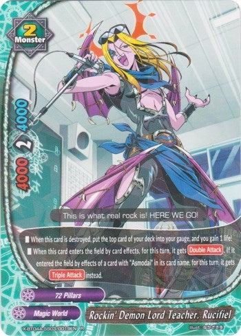 Image for Rockin' Demon Lord Teacher, Rucifiel (New World Chaos) (X-BT04A-SS03/0019EN) - Future Card BuddyFight