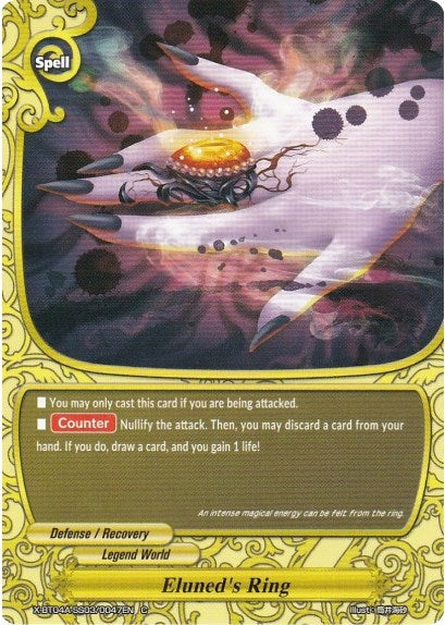 Image for Eluned's Ring (New World Chaos) (X-BT04A-SS03/0047EN) - Future Card BuddyFight