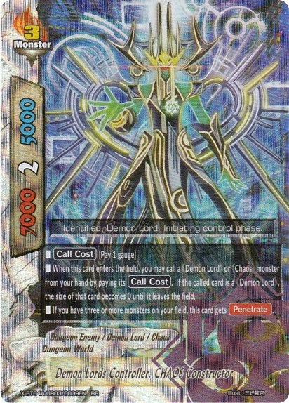 Image for Demon Lords Controller, CHAOS Constructor (New World Chaos) (X-BT04A-UB03/0009EN) - Future Card BuddyFight