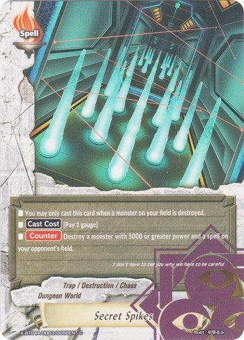 Image for Secret Spikes (New World Chaos) (X-BT04A-UB03/0056EN) - Future Card BuddyFight