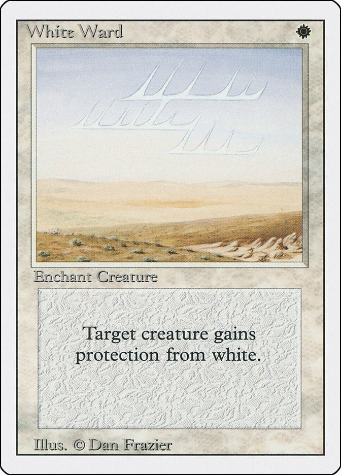 Image for White Ward (Revised Edition) - Magic: The Gathering