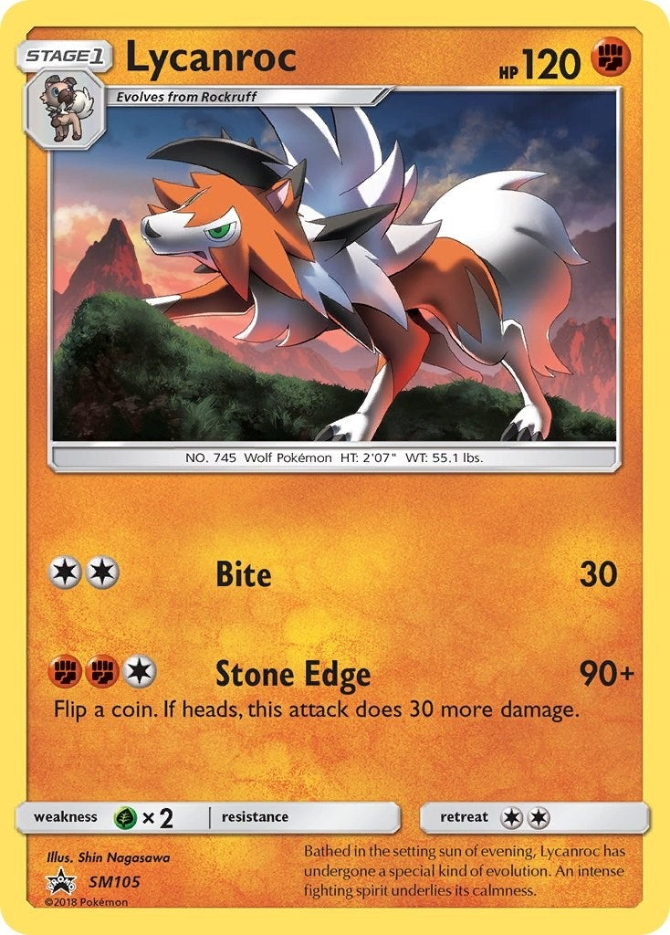 Image for Lycanroc - SM105 (SM Promos) (SM105) - Pokemon