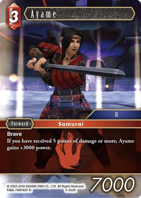 Image for Ayame (Opus V) (5-002R) - Final Fantasy TCG