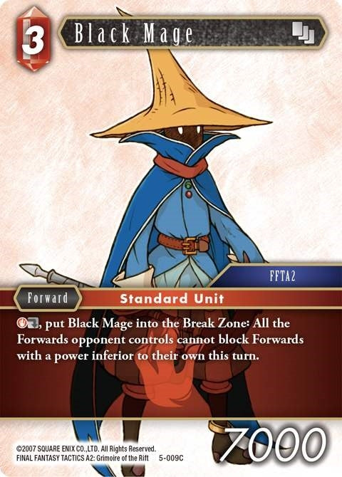 Image for Black Mage (Opus V) (5-009C) - Final Fantasy TCG