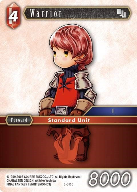 Image for Warrior (Arc) (Opus V) (5-013C) - Final Fantasy TCG