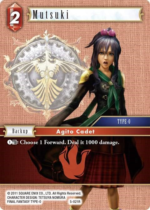 Image for Mutsuki (Opus V) (5-021R) - Final Fantasy TCG