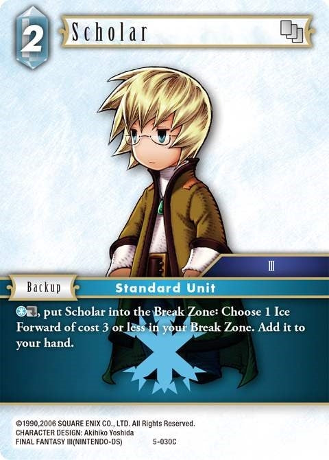 Image for Scholar (Ingus) (Opus V) (5-030C) - Final Fantasy TCG