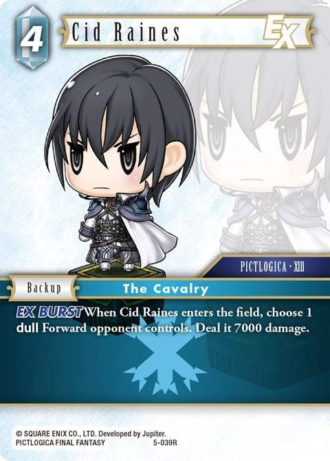 Image for Cid Raines EX (Opus V) (5-039R) - Final Fantasy TCG