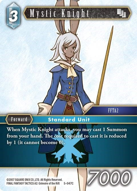 Image for Mystic Knight (Opus V) (5-047C) - Final Fantasy TCG
