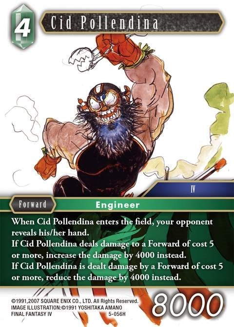 Image for Cid Pollendina (Opus V) (5-056H) - Final Fantasy TCG