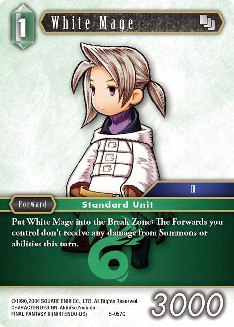Image for White Mage (Luneth) (Opus V) (5-057C) - Final Fantasy TCG