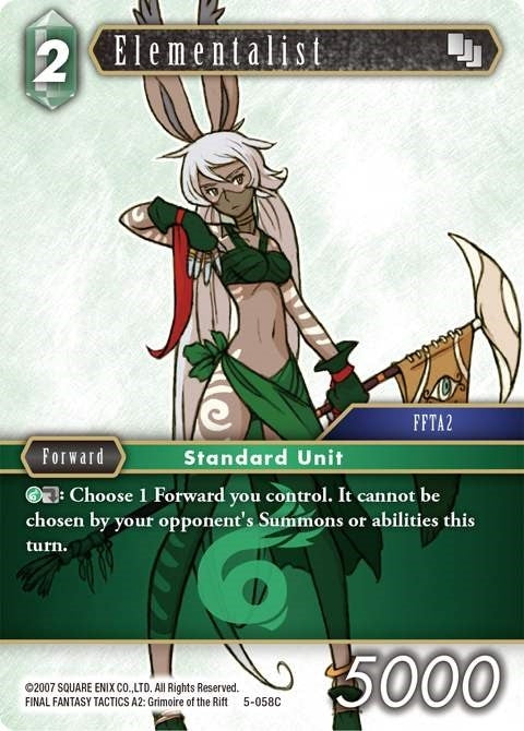 Image for Elementalist (Opus V) (5-058C) - Final Fantasy TCG