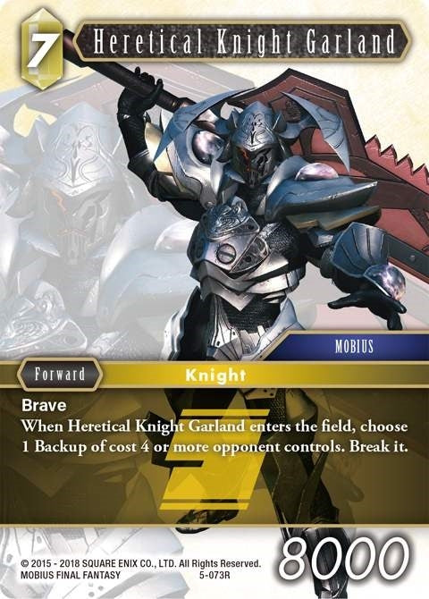 Image for Heretical Knight Garland (Opus V) (5-073R) - Final Fantasy TCG