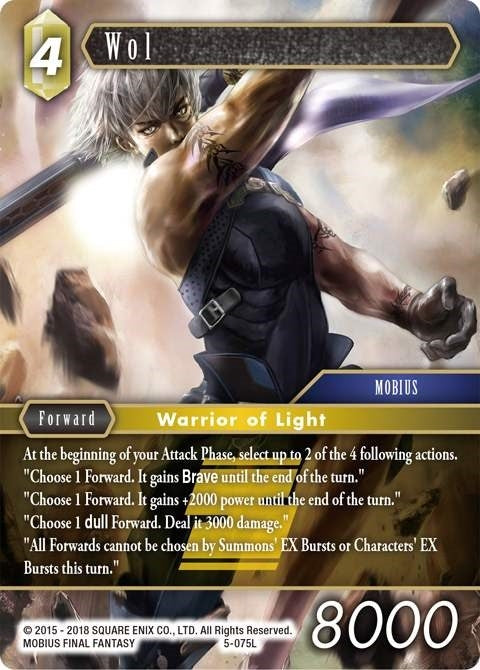 Image for Wol (Legend) (Opus V) (5-075L) - Final Fantasy TCG