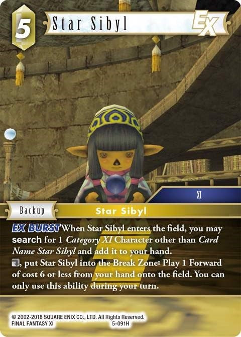 Image for Star Sibyl EX (Opus V) (5-091H) - Final Fantasy TCG