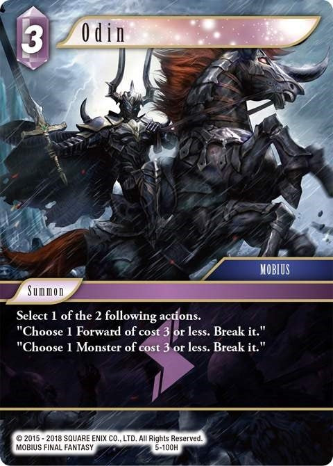 Image for Odin (Opus V) (5-100H) - Final Fantasy TCG