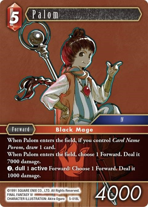 Image for Palom (Opus V) (5-018L) - Final Fantasy TCG