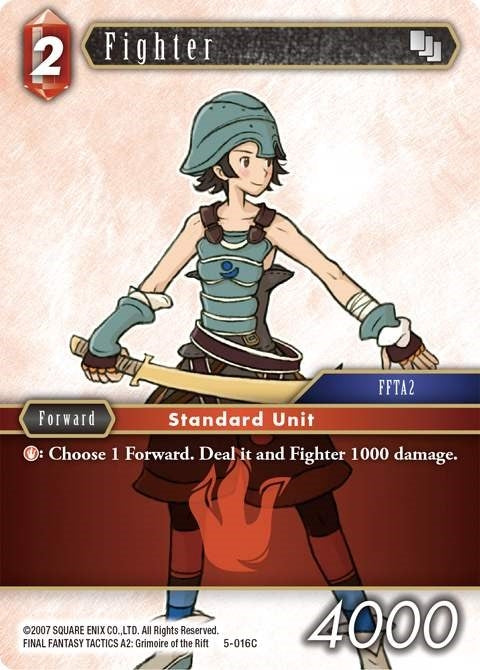 Image for Fighter (Opus V) (5-016C) - Final Fantasy TCG