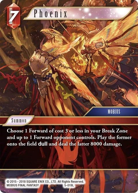 Image for Phoenix (Opus V) (5-019L) - Final Fantasy TCG