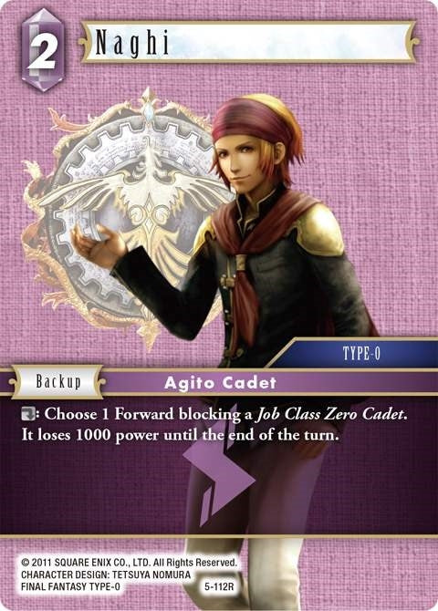 Image for Naghi (Opus V) (5-112R) - Final Fantasy TCG